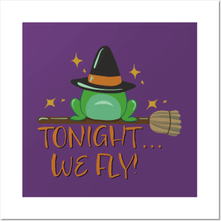 Tonight We Fly Halloween shirt Posters and Art